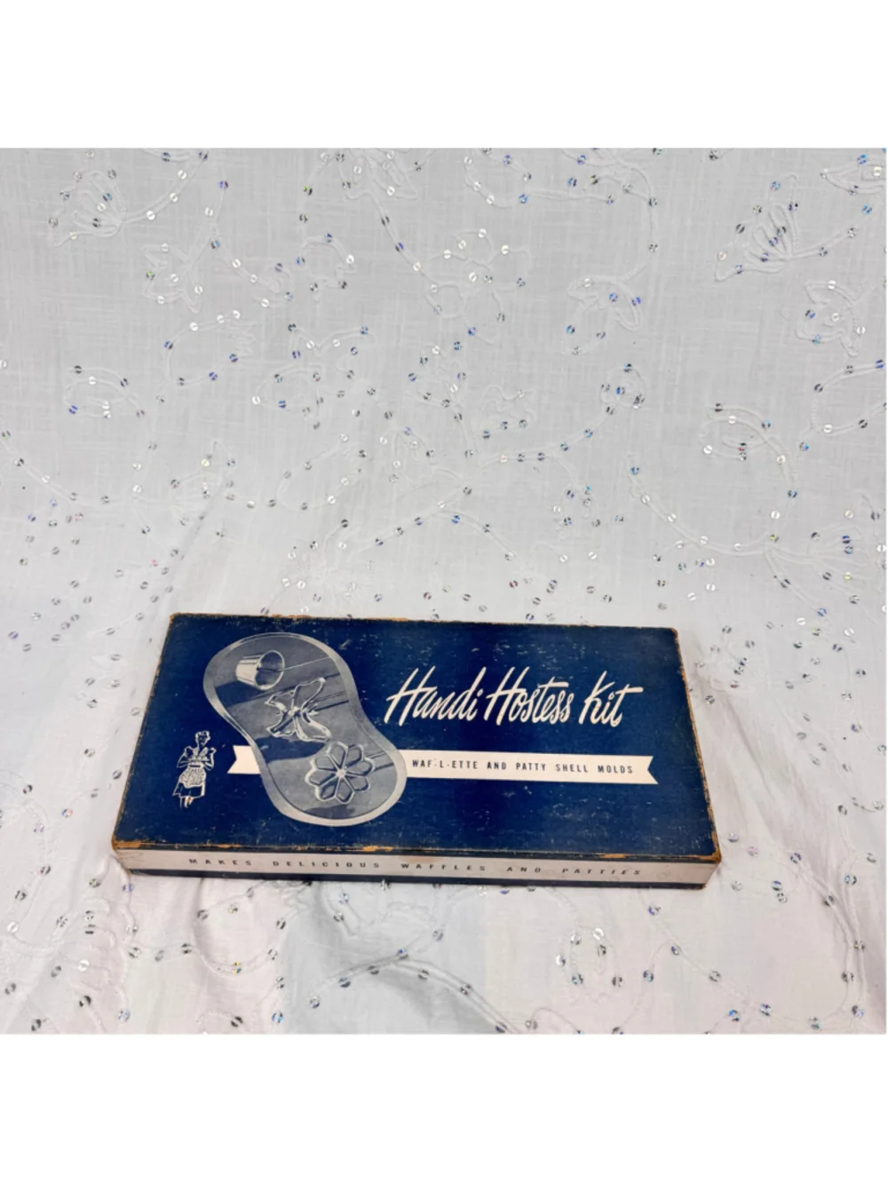 Vintage 1950s Handi Hostess Kit | Bonley Waf-L-Ette & Patty Shell Molds | Comple